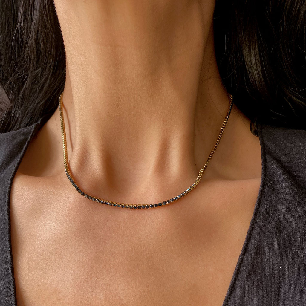 Zircons chain gold ana buendia