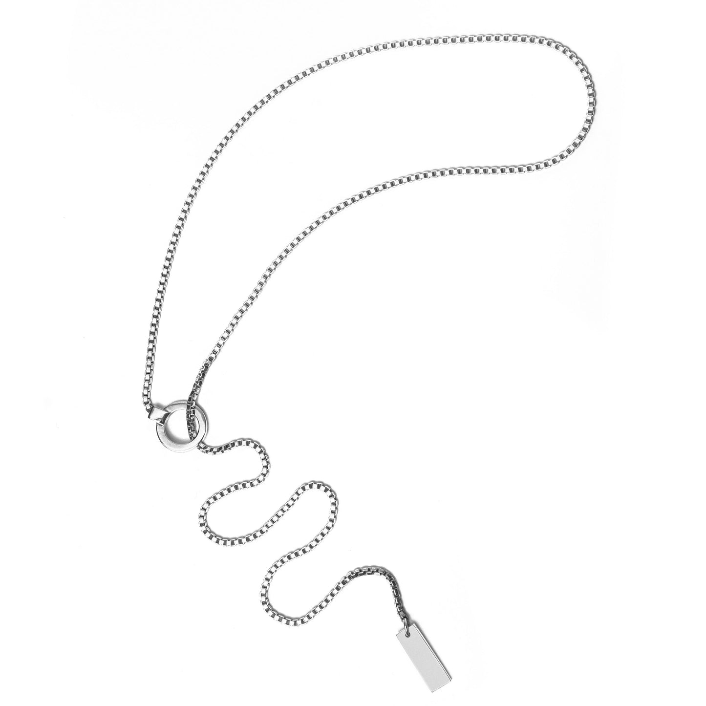 silver minimal esset chain