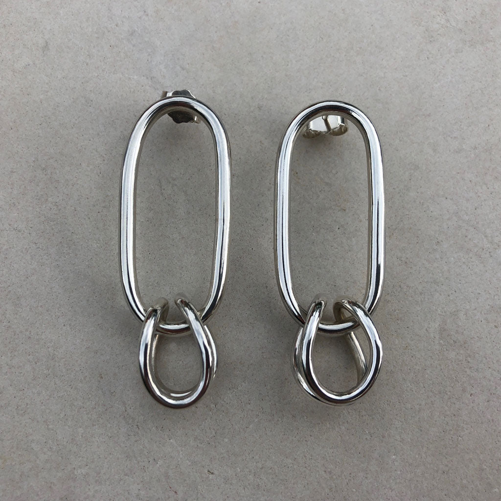 silver earrings colombian handmade jewelry