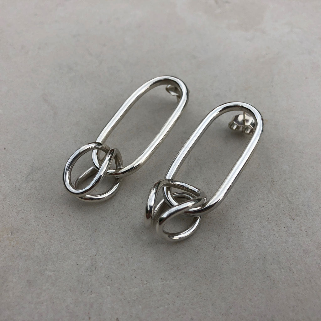 silver earrings colombian handmade jewelry