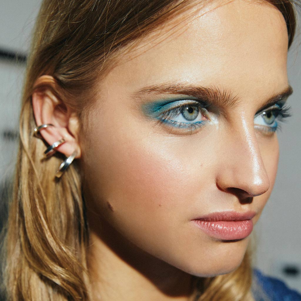 silver ear cuff earring ana buendia minimal attitude