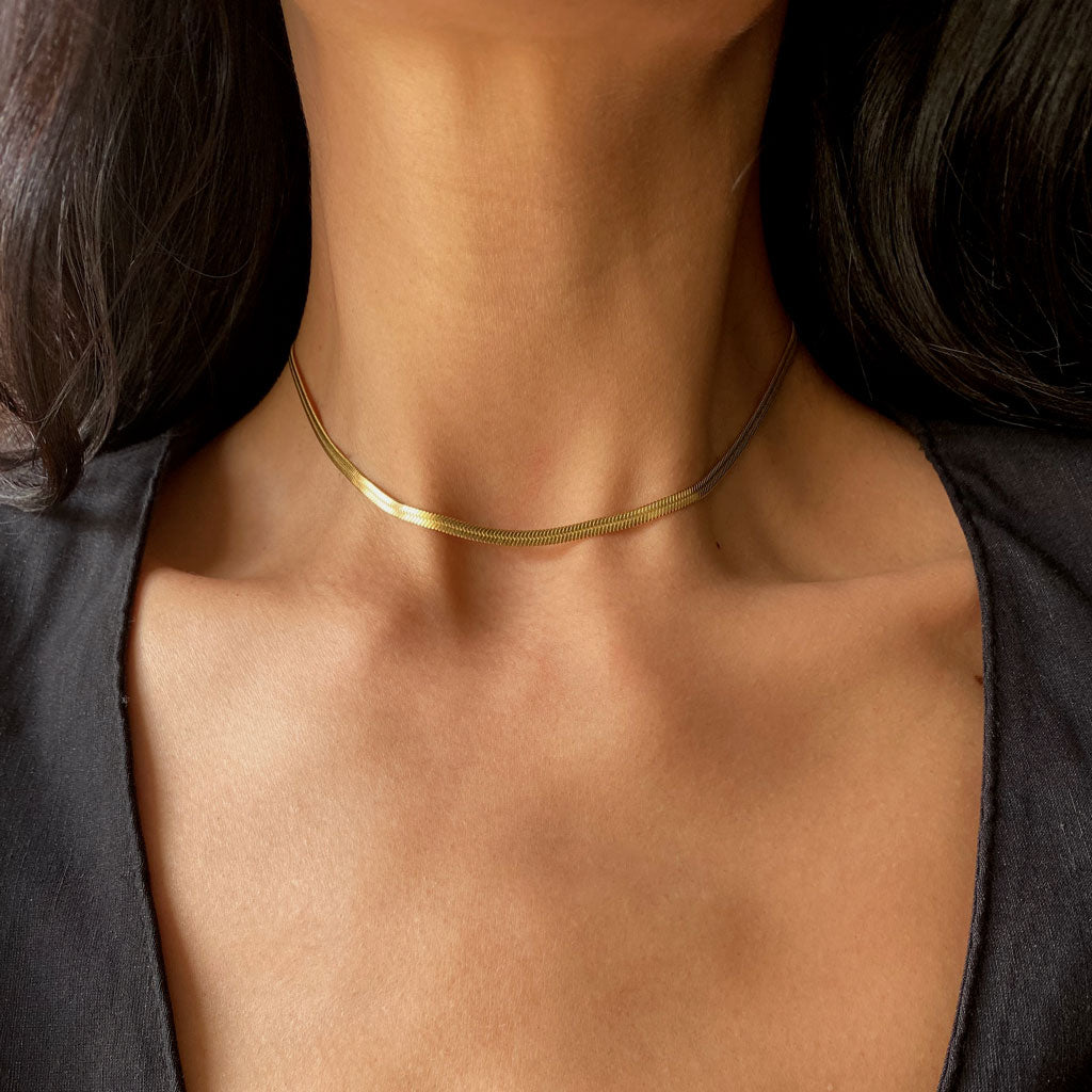 golden chocker ana buendia colombian jewelry