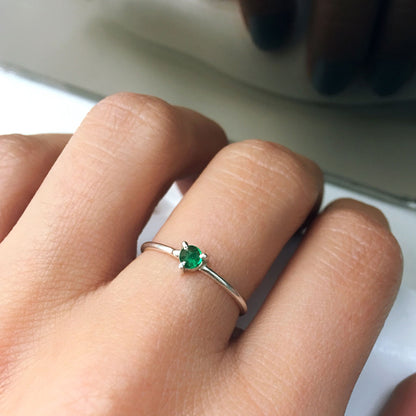 engagement emerald ring ana buendia