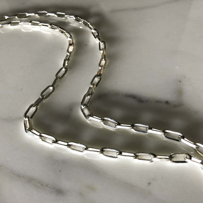 ana buendia heavy link bod silver chain colombian jewelry