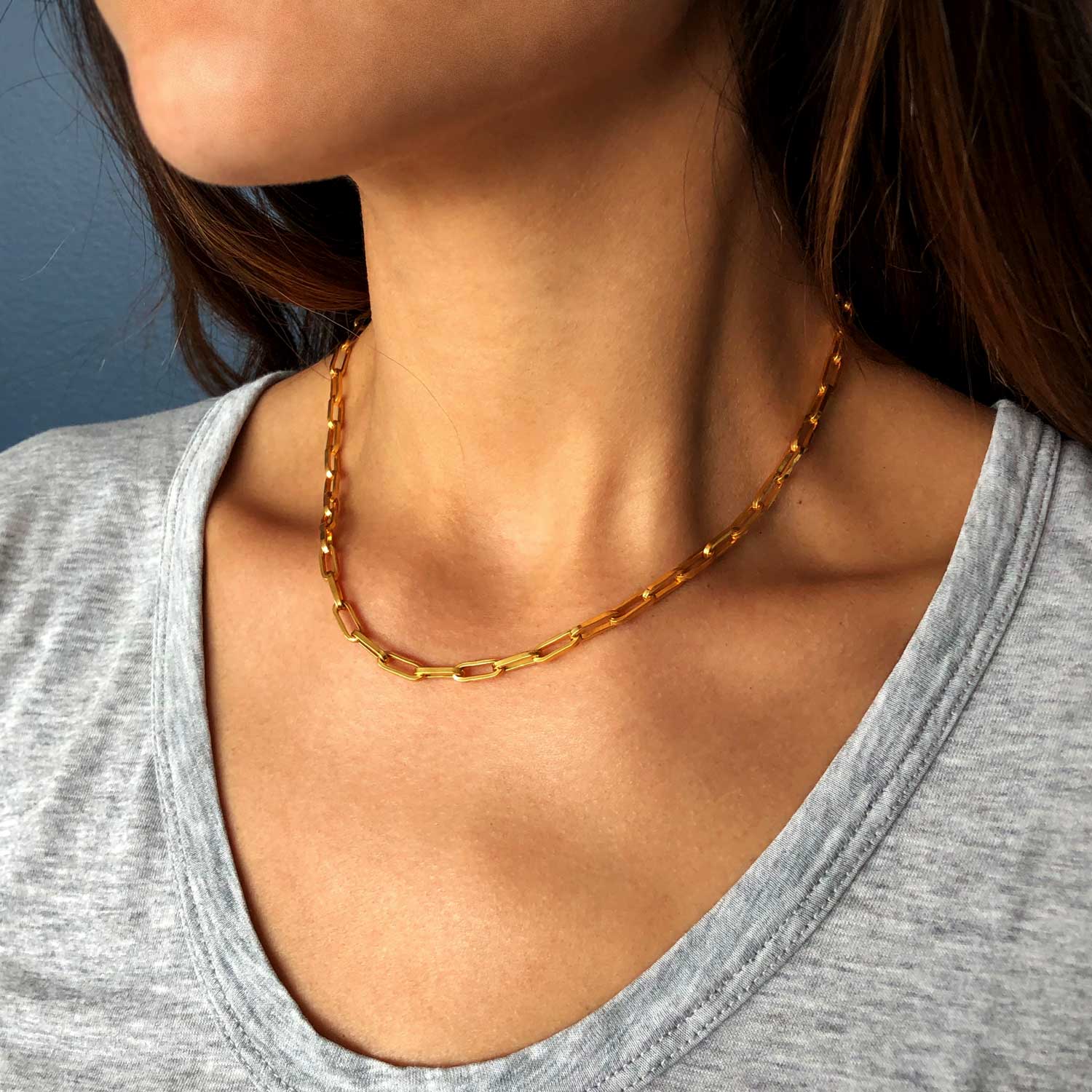 Gold Vermeil Chain with Pave Diamond Clasp – Audrey Allman Designs