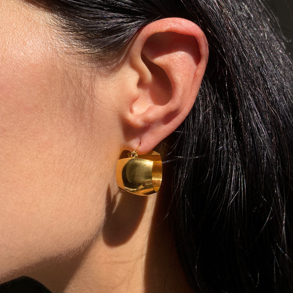 gold chunky hoops colombian designers ana buendia
