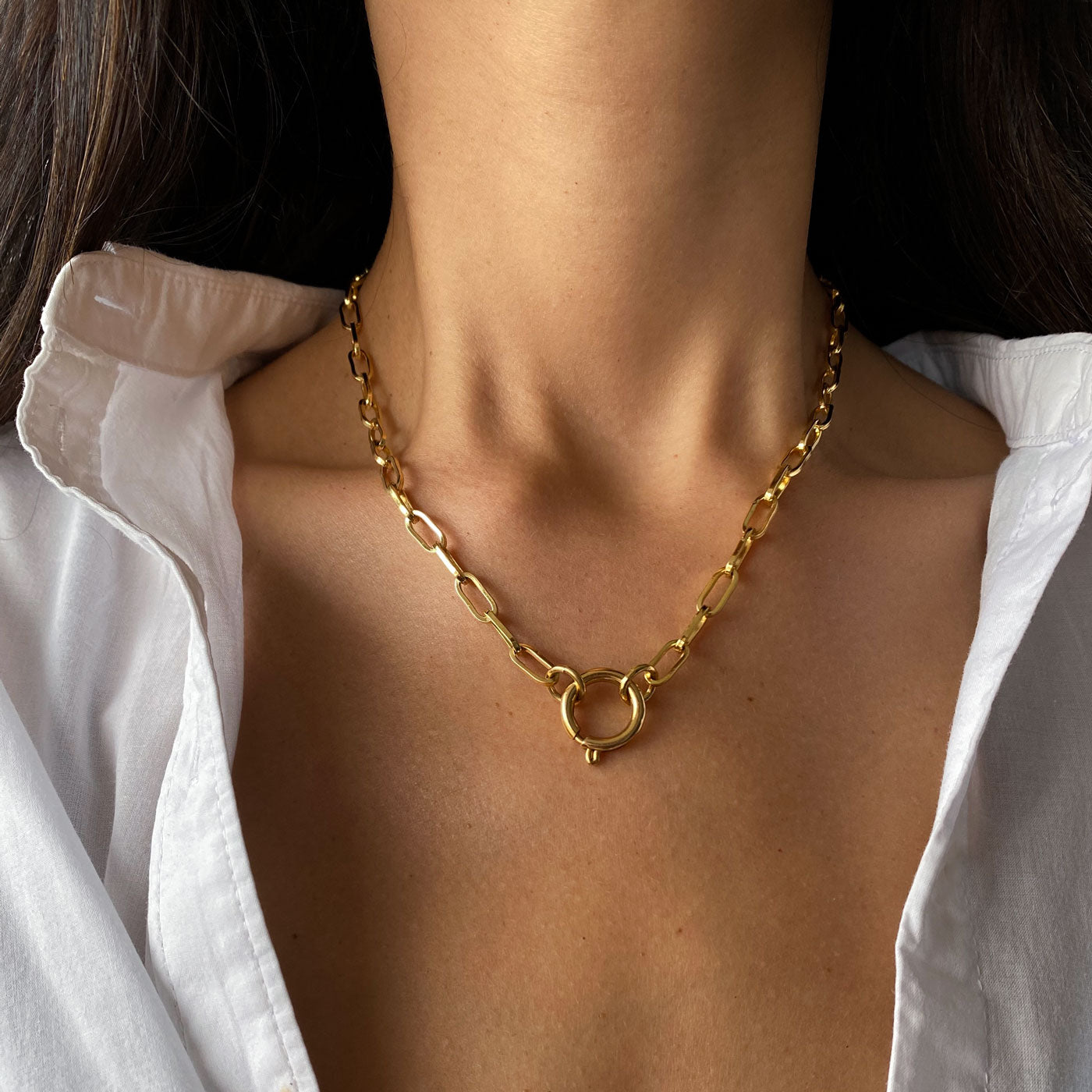 SUPER LUCKY CHAIN GOLD VERMEIL – Ana Buendia