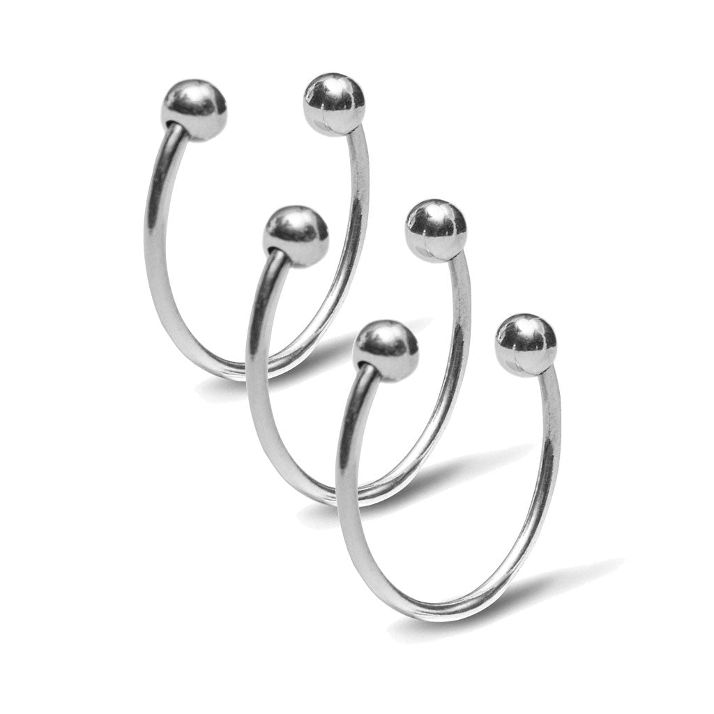 Open ring silver spheres ana buendia jewelry set 