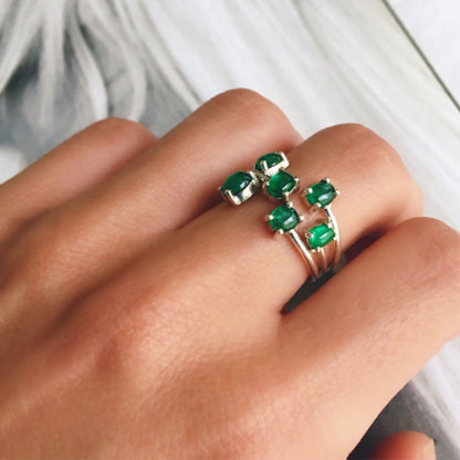 colombian emerald rings moda jewelry minimal 